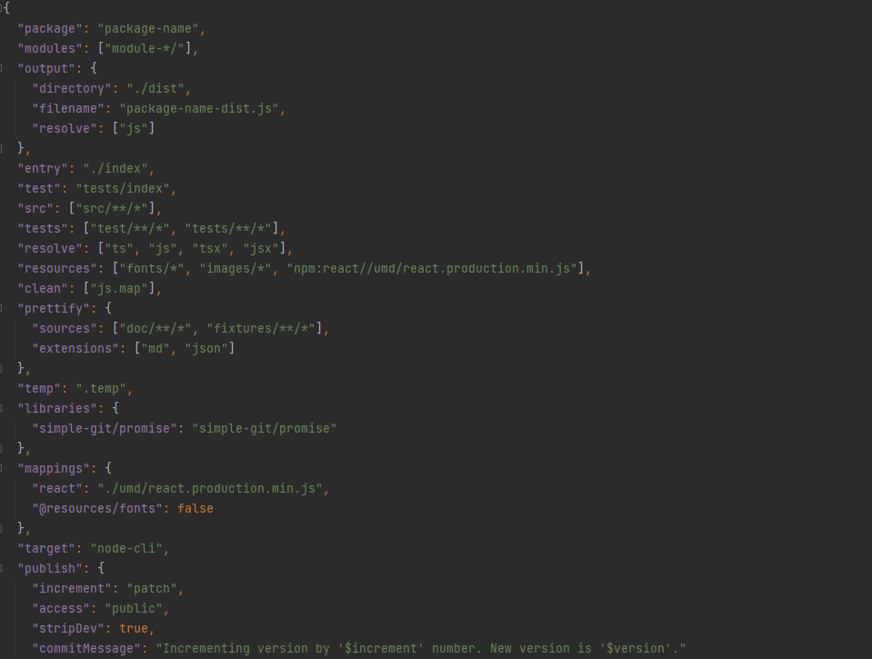 What is servant.json file?